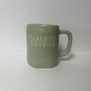 RAE DUNN - THANKFUL - HANDCRAFTED MUG - NWOT